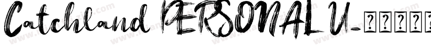 Catchland PERSONAL U字体转换